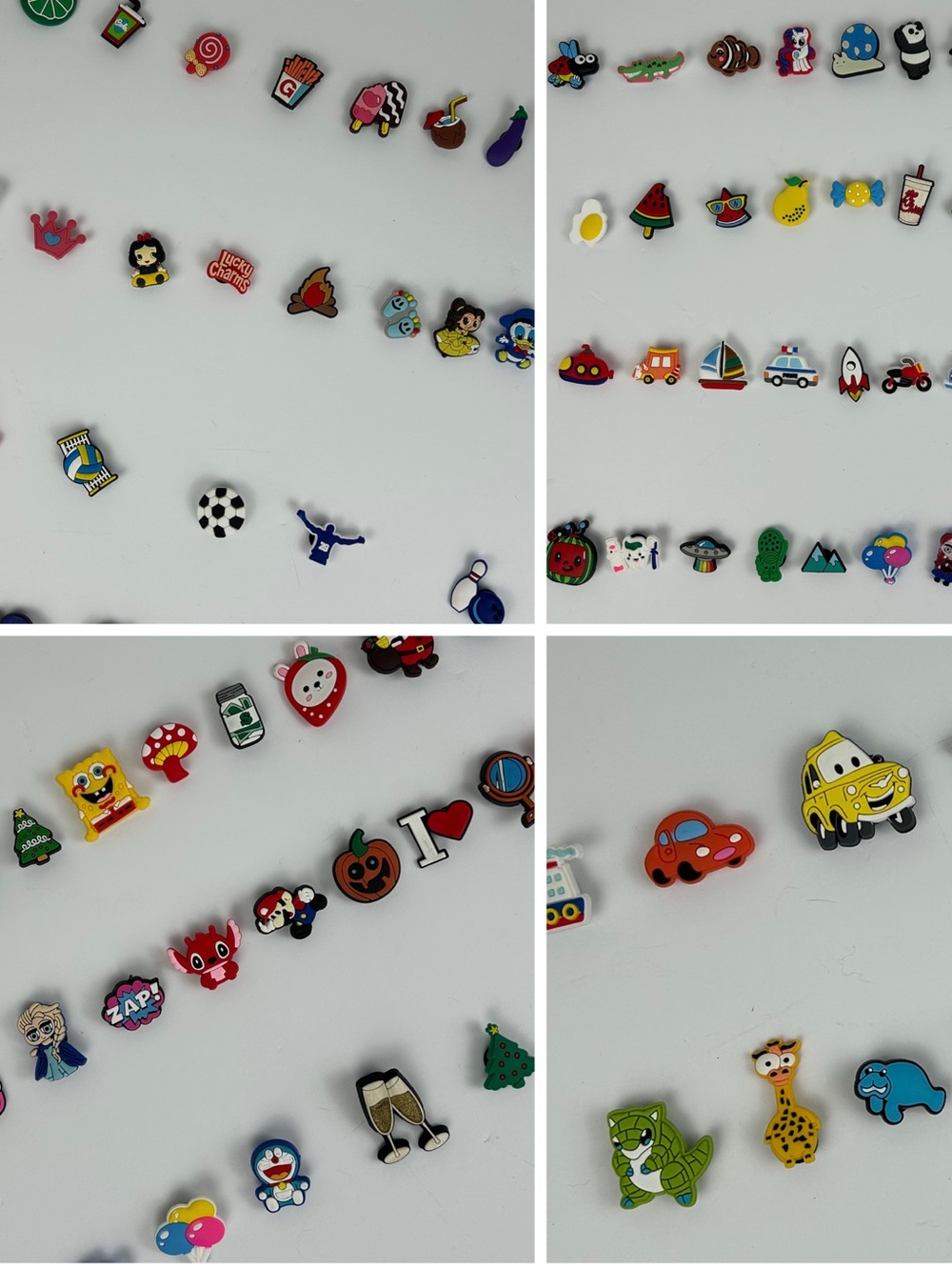 FINAL SALE! Pick Ten Croc Charms Food Animals Vehicles Princess Shoe Accessories